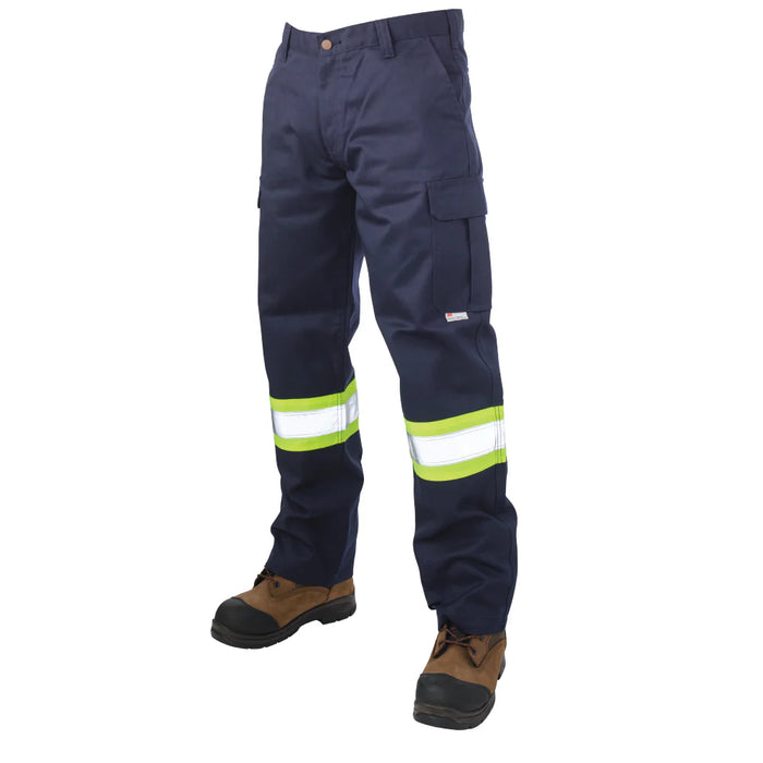 Tough Duck® Relaxed Fit Twill Safety Cargo Utility Pant - S607