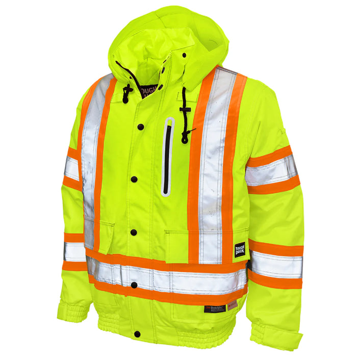 Tough Duck Ripstop Safety Durable and Waterproof  Bomber Jacket - SJ20