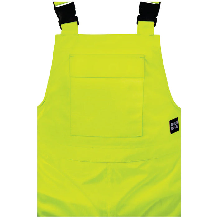 Tough Duck Ripstop Unlined Safety Rain Bib Overall with Adjustable Shoulder Straps - SB04