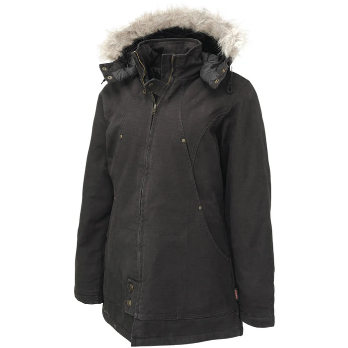 Tough Duck Women's Hydro Parka with Detachable Hood - WJ10