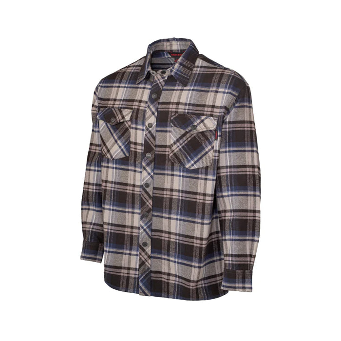 Tough Duck® Heavy Flannel Overshirt with Adjustable Snap Cuffs - WS04