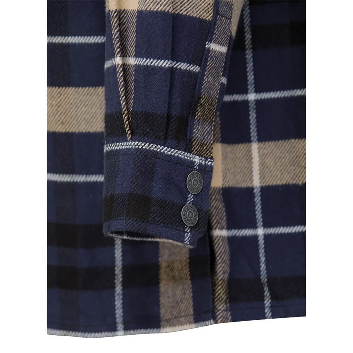 Tough Duck® Heavy Flannel Overshirt with Adjustable Snap Cuffs - WS04