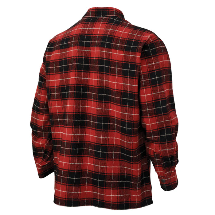 Tough Duck® Heavy Flannel Overshirt with Adjustable Snap Cuffs - WS04