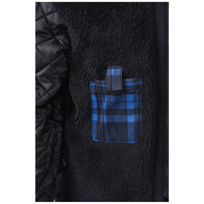Tough Duck® Sherpa-Lined Fleece Jac-Shirt - WS16