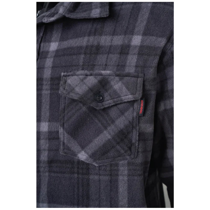 Tough Duck® Sherpa-Lined Fleece Jac-Shirt - WS16
