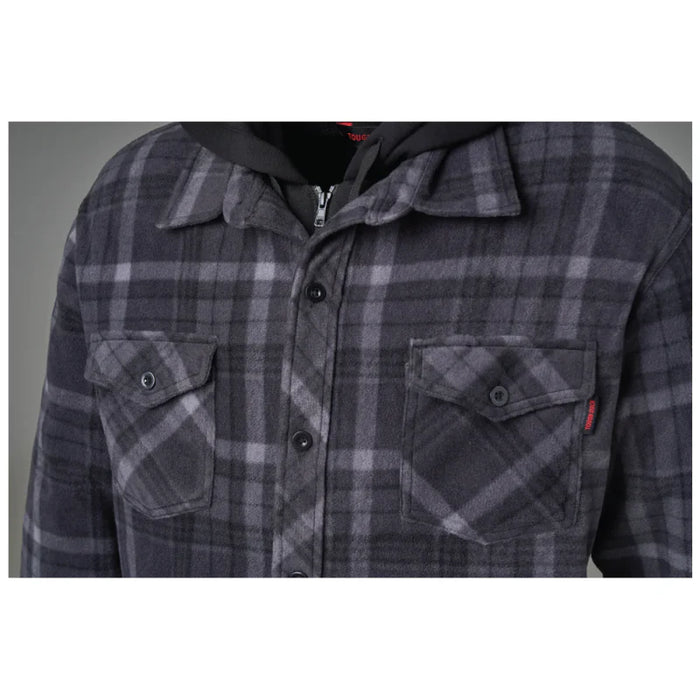Tough Duck® Sherpa-Lined Fleece Jac-Shirt - WS16