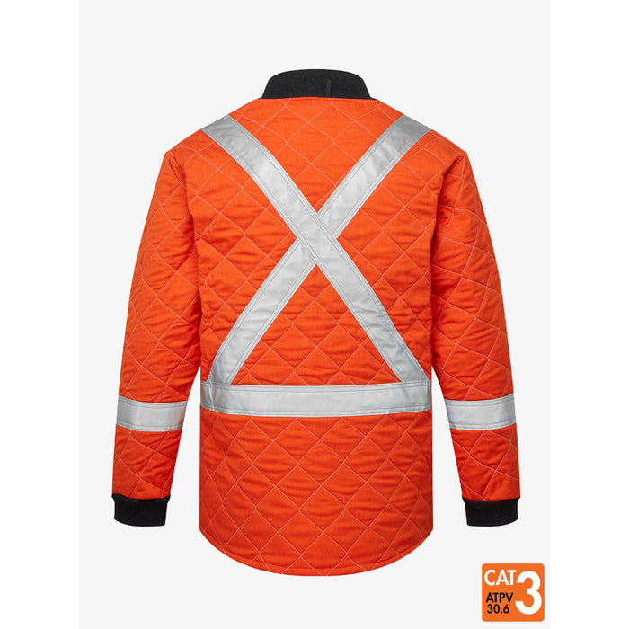 IFR Workwear® Ultrasoft® Quilted Freezer Jacket - Style 417 - Orange