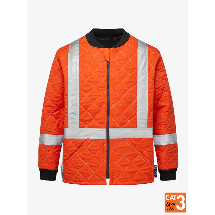 IFR Workwear® Ultrasoft® Quilted Freezer Jacket - Style 417 - Orange