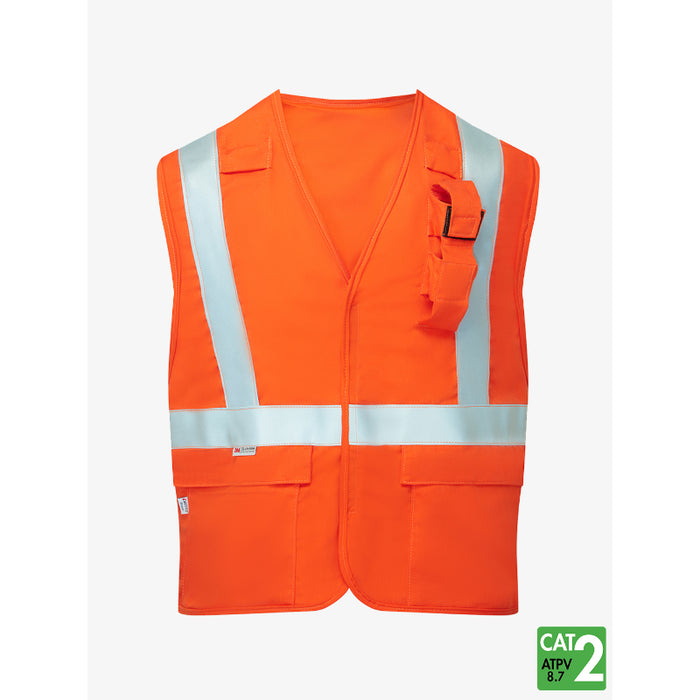 IFR Workwear® Flame Resistant Yard Safety Vest - CAT 2 - APTV 8.7 - 1715