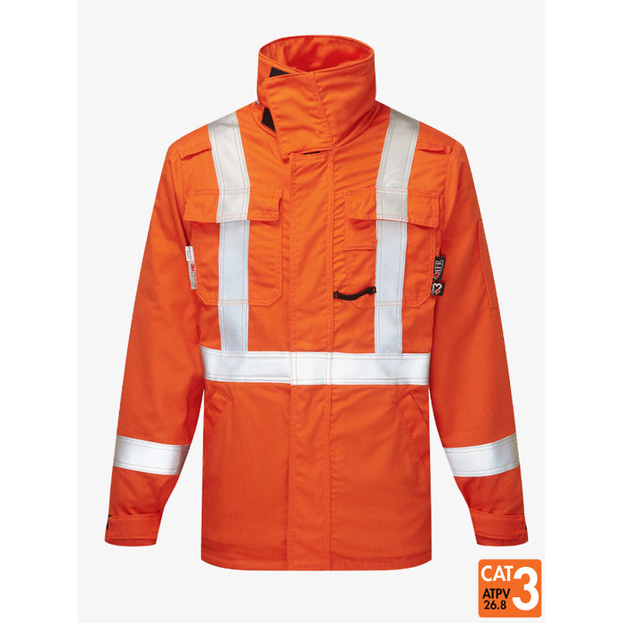 IFR Workwear® Ultrasoft® 3 in Hi Vis 1 Shell Jacket Style 413 - Orange