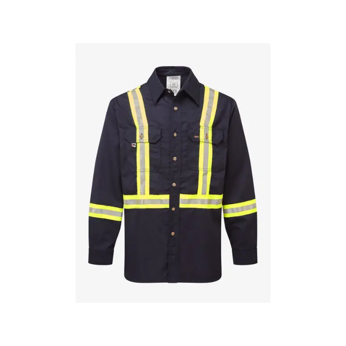 IFR® Deluxe X-Back Striped Work Shirt - CAT 2 - 650