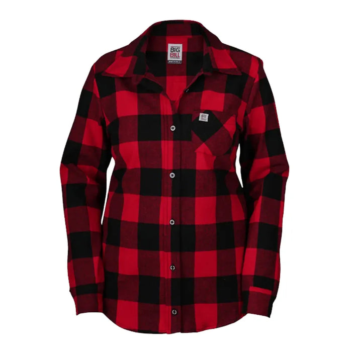 Big Bill Long-Sleeve Women's Premium Flannel Work Shirt - W121