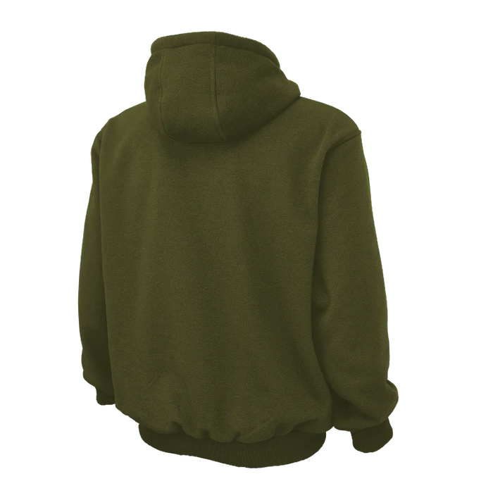 Tough Duck Fleece Pullover Hoodie with Adjustable Drawcord - WJ22