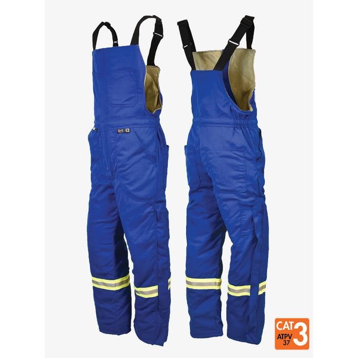 IFR Workwear® Westex® DH Antistat 6.5 oz Insulated Bib Pant Style 225 - Blue