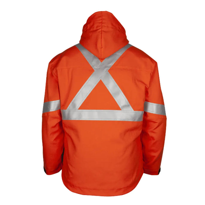 Big Bill Hi Vis Casual Duck Jacket with Adjustable Hood - JKTCRT