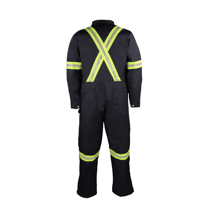 Big Bill® Deluxe Work Coverall with Reflective Tape & Leg Zipper - 439BF