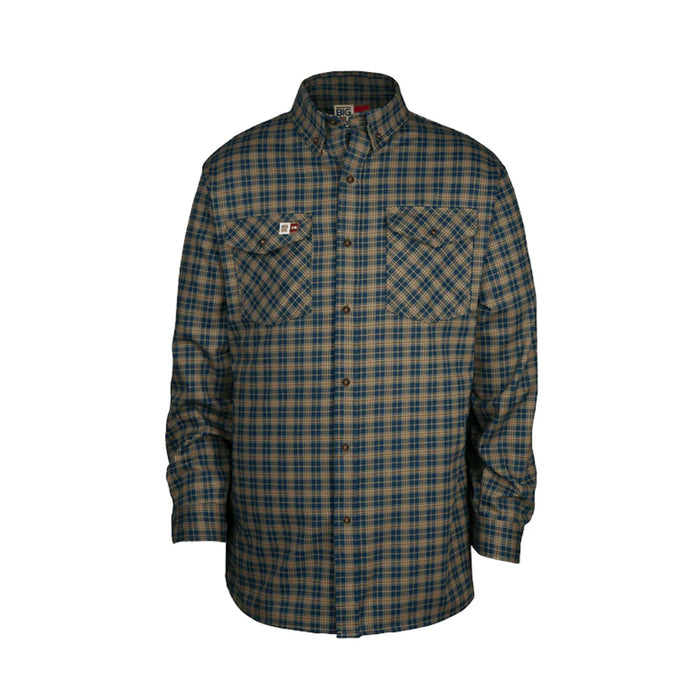 Big Bill® Flame Resistant (FR) Button-Down Plaid Shirt - ATPV 9.5 - 147BDSA6