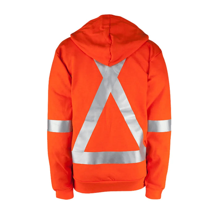 Big Bill® Flame Resistant Hi Vis Hooded Sweatshirt with Half-Zip - RT26IT14