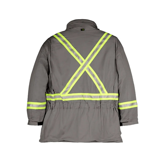 Big Bill® Flame Resistant Hi Vis Winter Parka Lightweight X-Back Jacket - M305US7