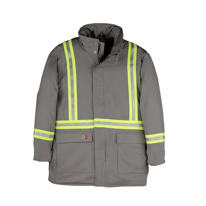 Big Bill® Flame Resistant Hi Vis Winter Parka Lightweight X-Back Jacket - M305US7