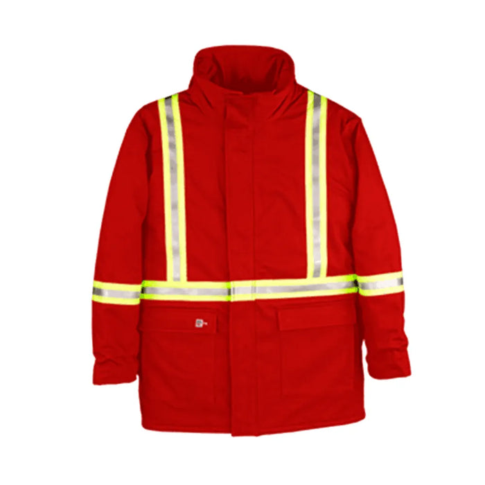 Big Bill® Flame Resistant Hi Vis Winter Parka Lightweight X-Back Jacket - M305US7