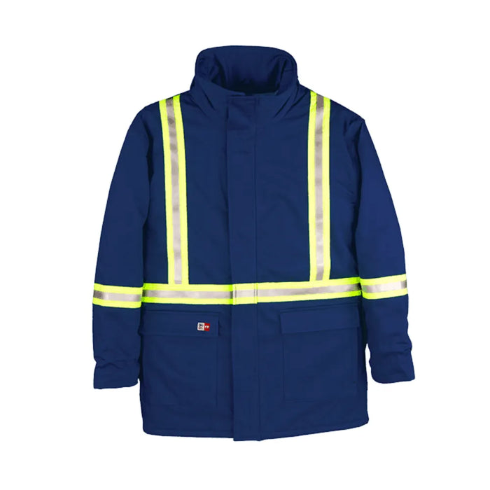 Big Bill® Flame Resistant Hi Vis Winter Parka Lightweight X-Back Jacket - M305US7