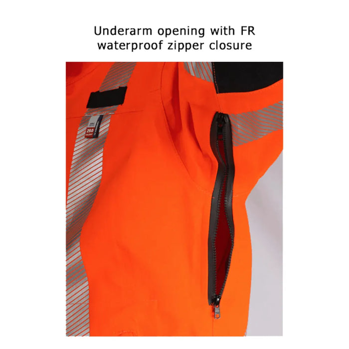 Big Bill® Flame Resistant Nomex® Waterproof Hi Vis FR Rain Jacket ARC Rated - 28MTSV