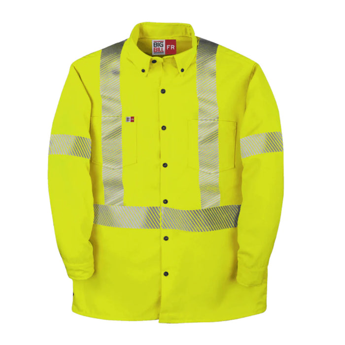 Big Bill® Hi-Vis Flame Resistant (FR) Button-Down Dress Shirt - ATPV 8.9 - 148BDTY7