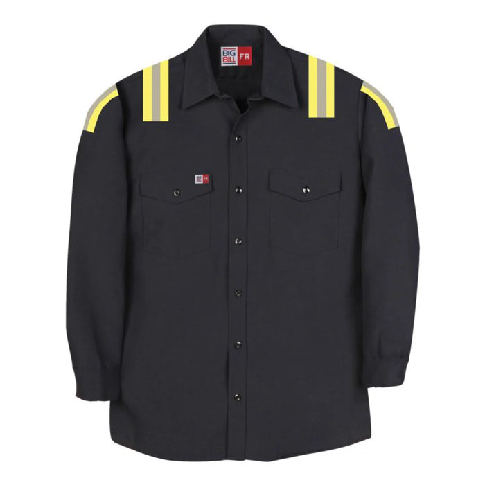 Big Bill® Hi-Vis Flame Resistant (FR) Industirial Work Shirt - ATPV 8.1 - TX298VX8