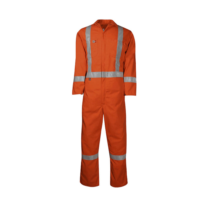 Big Bill® Hi-Vis Industrial Work Flame Resistant (FR) Coverall with Reflective Strip - 408US7