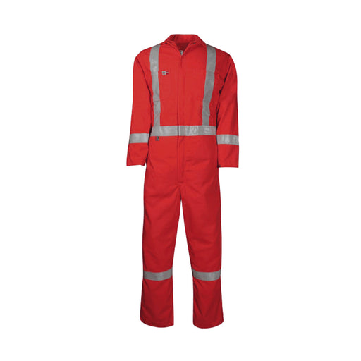 Big Bill® Hi-Vis Industrial Work Flame Resistant (FR) Coverall with Reflective Strip - 408US7