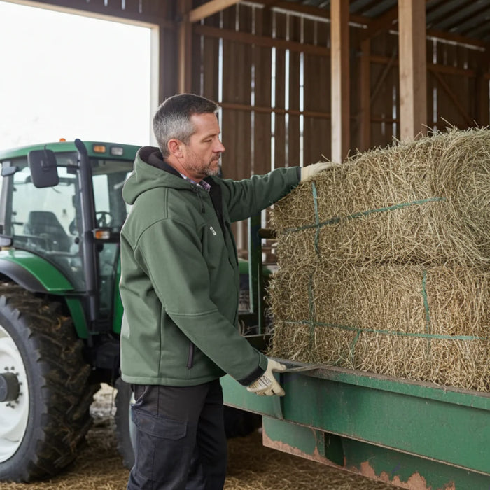 Big Bill® Fleece Lined Merino Wool Hooded  Jacket - JKTMER