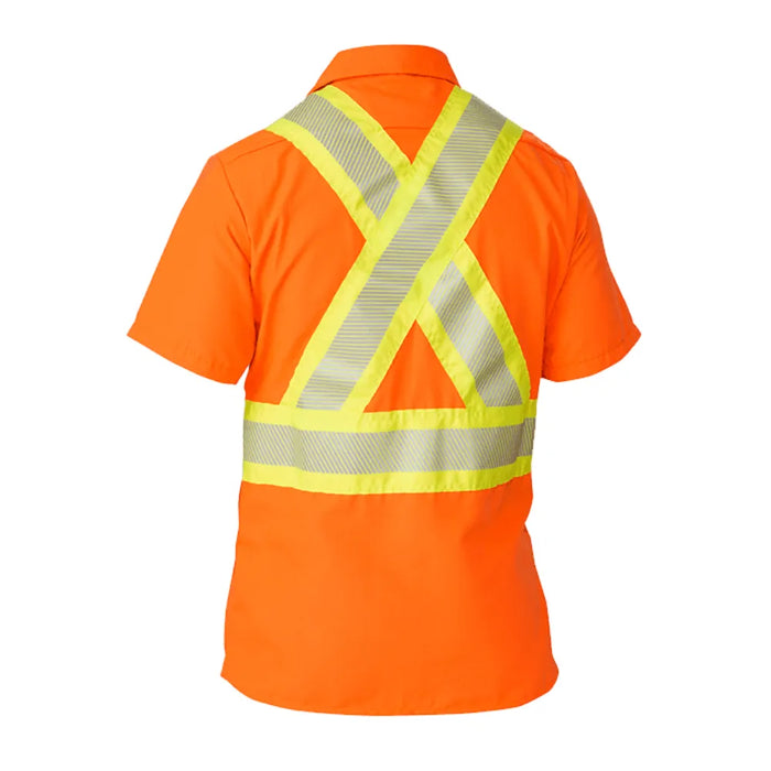 Big Bill Quick Dry High Visibility Short-Sleeve Ripstop Shirt - 134HVP