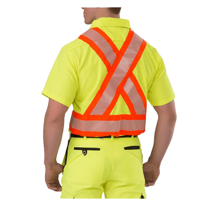 Big Bill Quick Dry High Visibility Short-Sleeve Ripstop Shirt - 134HVP