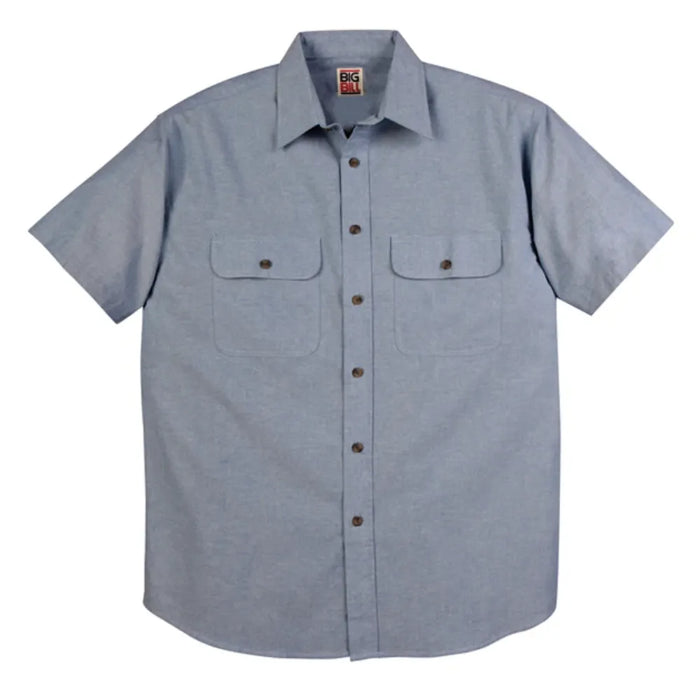 Big Bill Short Sleeve Chambray Shirt - 133