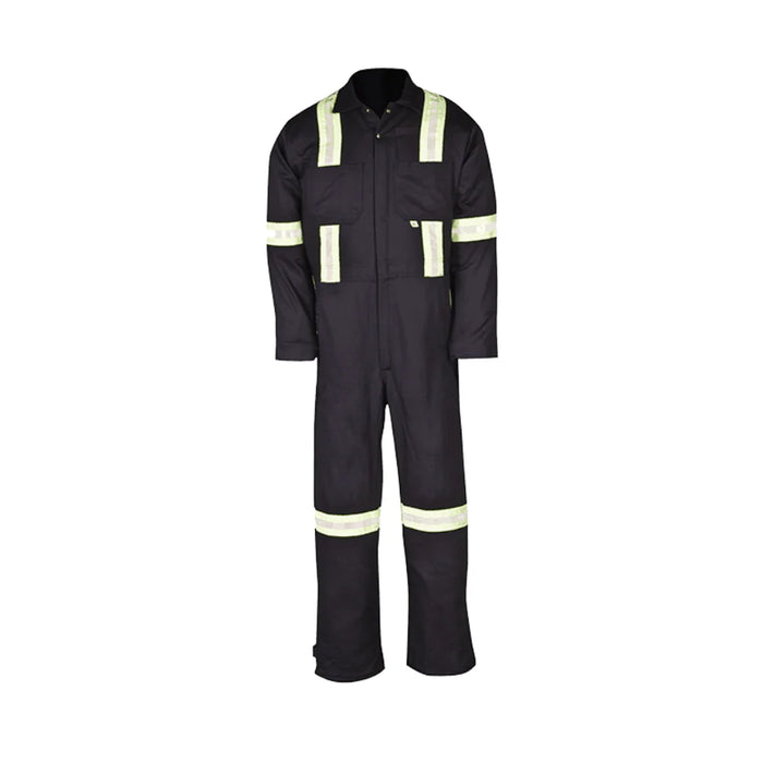 Big Bill® Industrial Coverall With Reflective Strips 100% Cotton - 414VBF