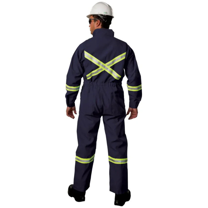 Big Bill® Westex Ultrasoft® Deluxe Flame Resistant (FR) Coverall with Reflective Material - ATPV 8.7 - 1625US7 - Navy