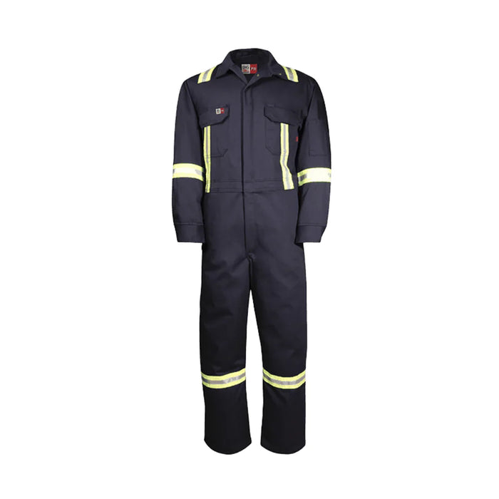 Big Bill® Westex Ultrasoft® Deluxe Flame Resistant (FR) Coverall with Reflective Material - ATPV 8.7 - 1625US7 - Navy