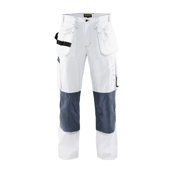 Blaklader® Workwear Cotton Painter Pants With Multi Design Pockets - White - 1631