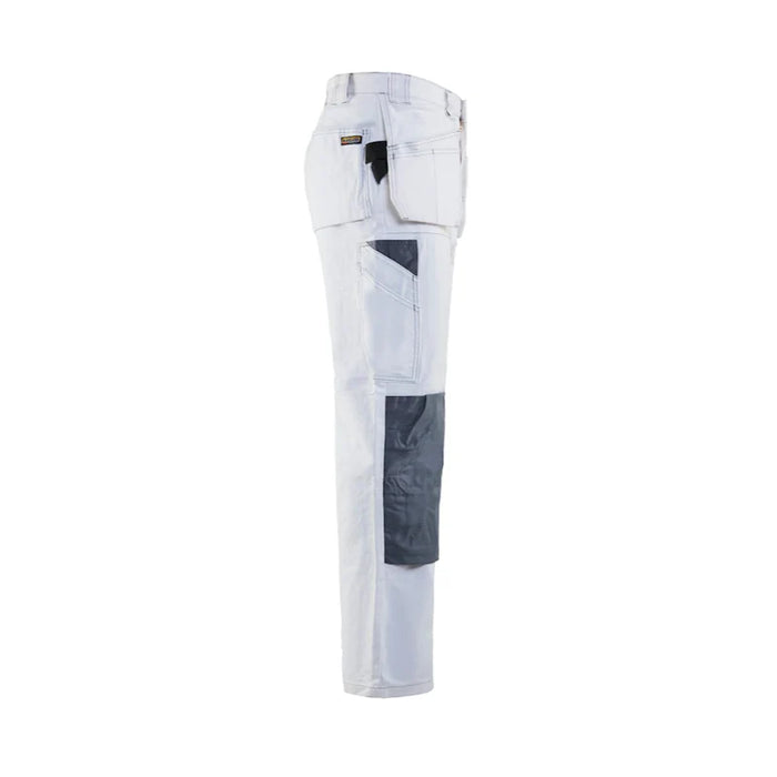 Blaklader® Workwear Cotton Painter Pants With Multi Design Pockets - White - 1631