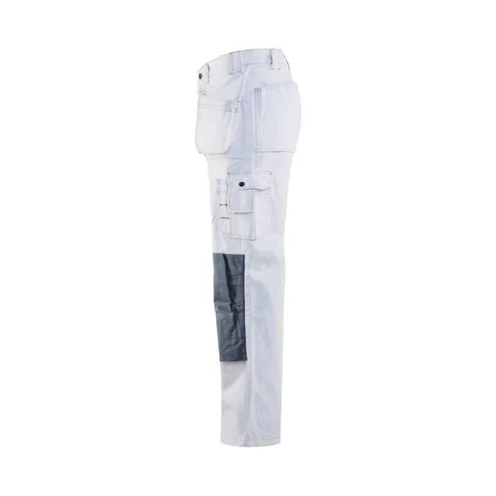 Blaklader® Workwear Cotton Painter Pants With Multi Design Pockets - White - 1631