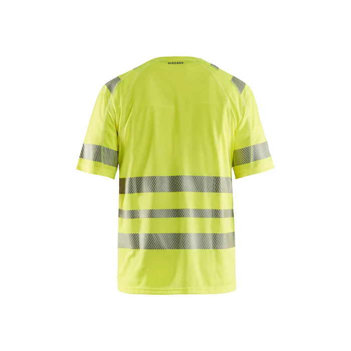 Blaklader® Workwear Hi-Vis Round Neck Short Sleeved T-Shirt - 3490