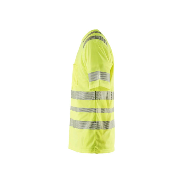 Blaklader® Workwear Hi-Vis Round Neck Short Sleeved T-Shirt - 3490