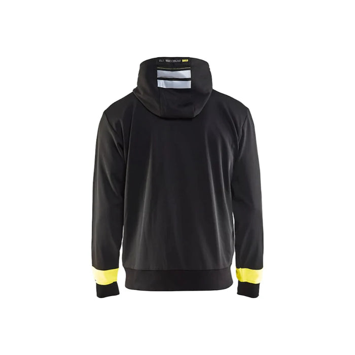 Blaklader® Workwear Visibility Zip Sweatshirt with Hood - Black - 4958