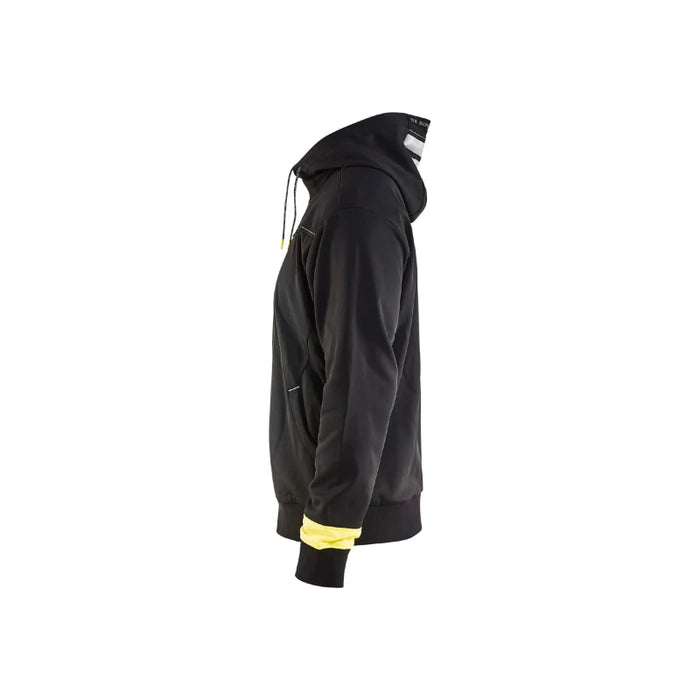 Blaklader® Workwear Visibility Zip Sweatshirt with Hood - Black - 4958