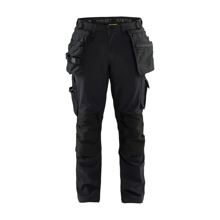 Blaklader® Workwear Wind and Waterproof Softshell Pant - Black - 1615