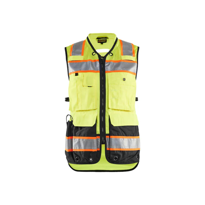 Blaklader® Workwear Women's Hi-Vis Surveyor Vest - Yellow Hi-Vis / Black - 3137