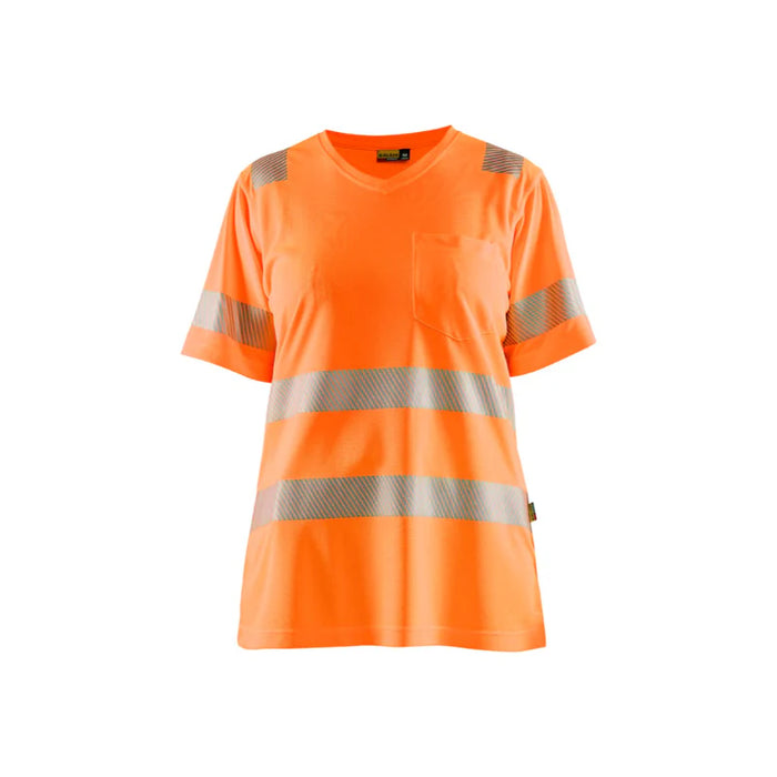 Blaklader® Workwear Women's Hi-Vis T-Shirt With Reflective Tape -  3499