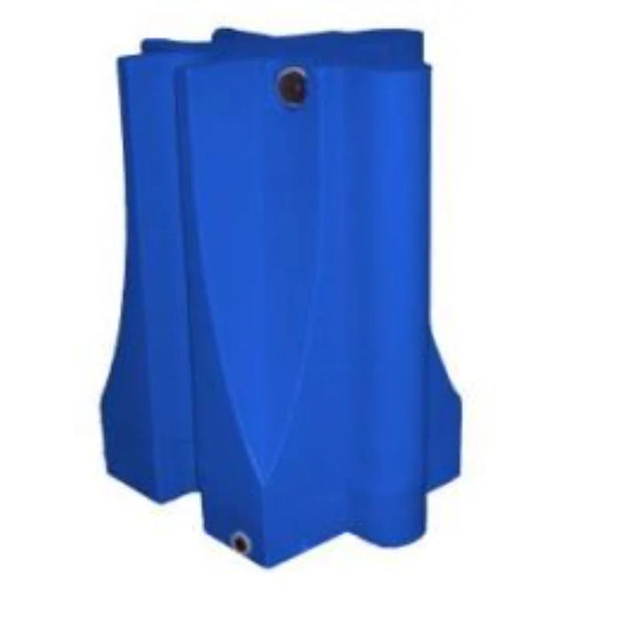 Water Fillable Safety Corner Barricades - 32" H x 18" L x 18" W - 22 Lbs Unfilled