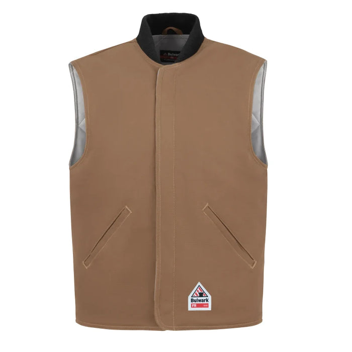 Bulwark® Brown Duck Vest Jacket Liner CAT 4 - LLS8BD